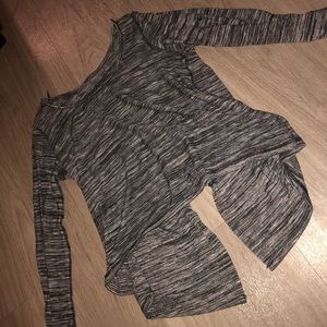 Long Sleeve Open Back Shirt